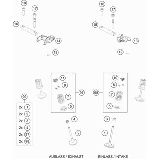 Kit muelles vlvula escape