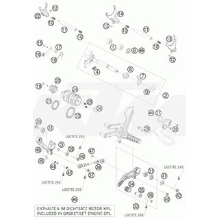 Schaltarretierung kpl.