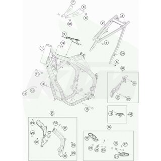 Rahmen 554R3 schwarz