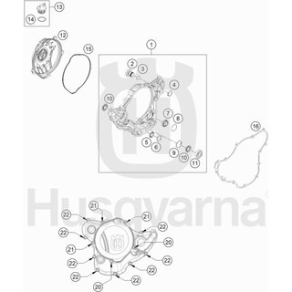 Kupplungsaussendeckel