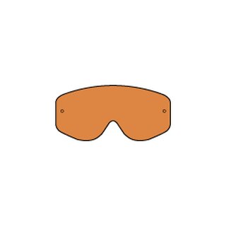Racing Goggles Single Lens Orange