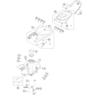 Tapn tornillo ISO14579, M5x16- hd.