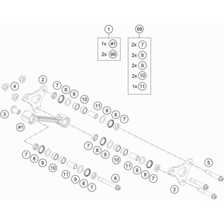 Tuerca hexagonal con brida EN 1661 M12-1