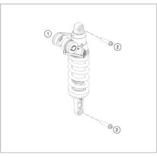 Monoamortiguador KTM 890 Duke R 20