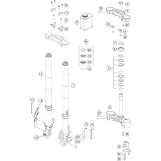 Soporte manillar 41 mm