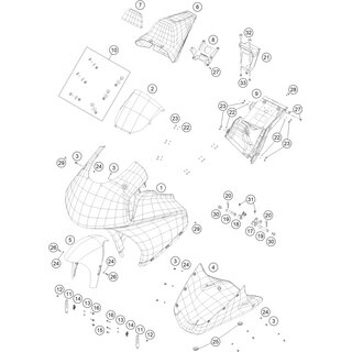 Kit de montaje para parabrisas