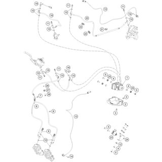 Bremsleitung Bremszange hinten