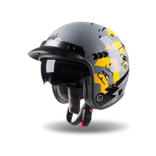 Cassida Oxygen BADASS grau/schwarz/gelb