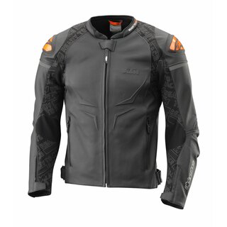 Helical Leather Jacket 48