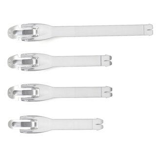 Alpinestars Ersatzschnallen mit Aluminium Brcke Tech8 Wei