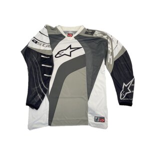 Alpinestars Jersey Techstar Schwarz Grau Wei