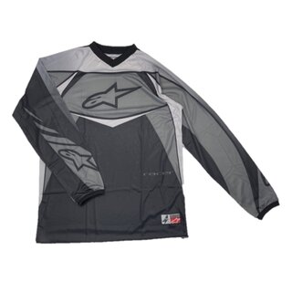 Alpinestars Jersey Racer Grau Schwarz