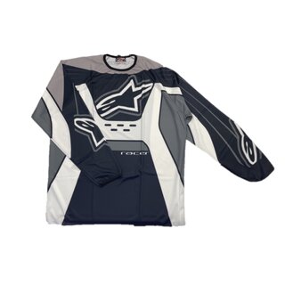 Alpinestars Jersey Racer Schwarz Grau Wei Gr.XXL