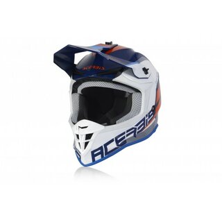 Acerbis Helm Linear Blau Wei