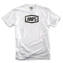 100% T-Shirt Essential Wei� Schwarz