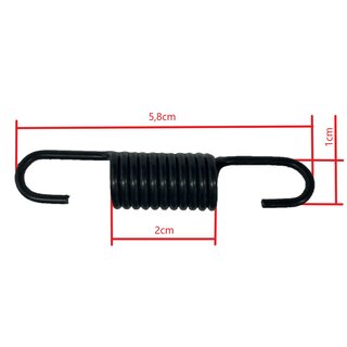 Rckholfeder Fubremshebel 10er Pack 5,8cm Lnge passt...