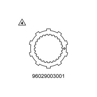 Grundplatte Halter Kupplungskorb