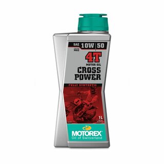 Motorex Sae 10W/50 Cross Power 4T aceite motor 4 tiempos 1 litro