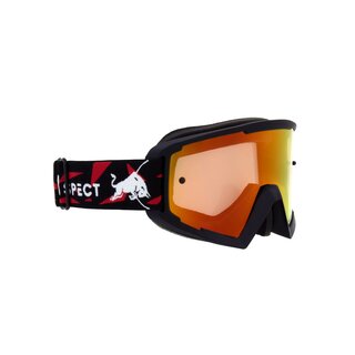 Red Bull Brille Whip Schwarz Rot Verspiegelt