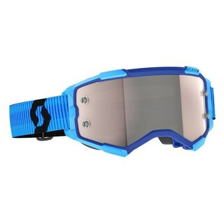 Scott Brille Fury Works Blau - Chromesilber