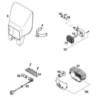 CeMoto Leuchthaube 93