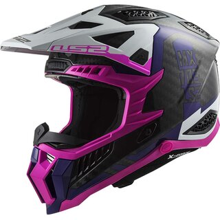 LS2 Helm MX 703 X-Force Carbon Violet