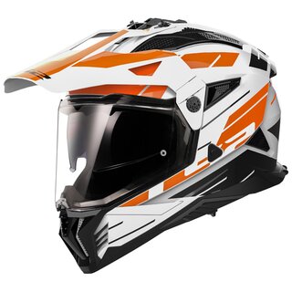 LS2 Helm MX 702 Pioneer II Wei Orange