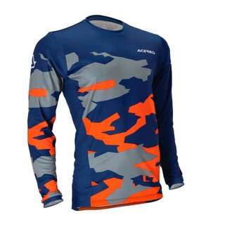 Acerbis Jersey X-Duro Winter Blau Orange