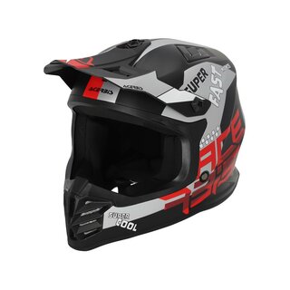 Acerbis Helm Profile Junior Schwarz Rot