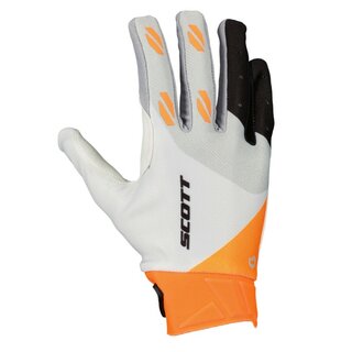 Scott Handschuhe Evo Race Wei Grau Orange Gr. L