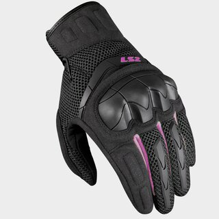 LS2 Handschuhe Kubra Damen Schwarz Pink