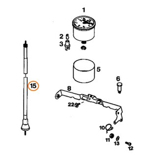 Speedom. Cable M10/M12 985mm 1993