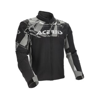 Acerbis Jacke Rally Race Schwarz Grau