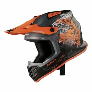Acerbis Helm Profile Junior Schwarz Orange