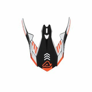 Acerbis Helmschild X-Track 2206 Schwarz Wei� Neonorange