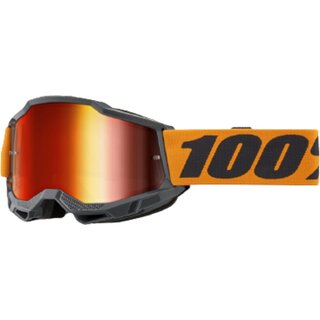 100% Brille Accuri 2 Grau Orange - Rot