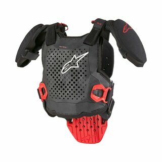 Alpinestars Bustpanzer A-5 S V2 Kids Schwarz Rot